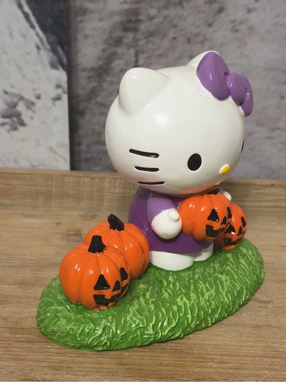 Sanrio Hello Kitty Halloween Figure in White, Purple & Orange